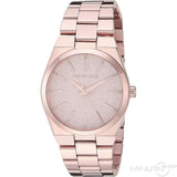 Michael Kors Channing Quartz Rose Gold Dial Rose Gold Steel Strap Watch For Women - MK6624 Authentic Buy Shop Now
