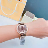 Michael Kors Parker Quartz Rose Gold Dial Rose Gold Steel Strap Watch For Women - MK6660 Authentic Buy Shop Now