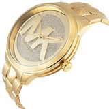 Michael Kors Runway Mercer Crystals Gold Dial Gold Steel Strap Watch For Women - MK6714 Authentic Buy Shop Now