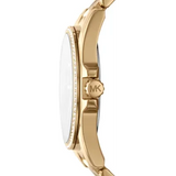Michael Kors Whitney Quartz Black Dial Two Tone Steel Strap Watch For Women - MK6743 Authentic Buy Shop Now