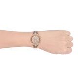 Michael Kors Ritz Three-Hand Glitz Rose Gold Dial Rose Gold Steel Strap Watch for Women - MK6748 Authentic Buy Shop Now