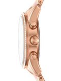 Michael Kors Ritz Chronograph Mother of Pearl White Dial Two Tone Steel Strap Watch For Women - MK6769 Authentic Buy Shop Now