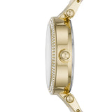 Michael Kors Parker Analog Gold Dial Gold Steel Strap Watch For Women - MK6833 Authentic Buy Shop Now