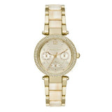 Michael Kors Parker Analog Gold Dial Gold Steel Strap Watch For Women - MK6833 Authentic Buy Shop Now