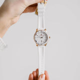 Michael Kors Runway Quartz White Dial White Rubber Strap Watch For Women - MK6853 Authentic Buy Shop Now