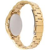 Michael Kors Layton Three Hand Mother of Pearl White Dial Gold Steel Strap Watch For Women - MK6870 Authentic Buy Shop Now