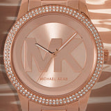 Michael Kors Tibby Quartz Rose Gold Dial Rose Gold Steel Strap Watch For Women - MK6880 Authentic Buy Shop Now