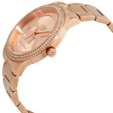 Michael Kors Tibby Quartz Rose Gold Dial Rose Gold Steel Strap Watch For Women - MK6880 Authentic Buy Shop Now