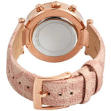 Michael Kors Parker Chronograph White Dial Pink Leather Strap Watch For Women - MK6935 Authentic Buy Shop Now