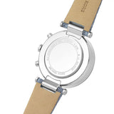 Michael Kors Parker Silver Dial Blue Leather Strap Watch For Women - MK6936 Authentic Buy Shop Now