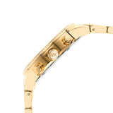 Michael Kors Ritz Chronograph Gold Dial Gold Steel Strap Watch For Women - MK6937 Authentic Buy Shop Now