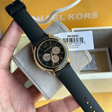 Michael Kors Quartz Black Dial Black Silicone Strap Watch For Women - MK6944 Authentic Buy Shop Now