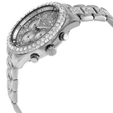 Michael Kors Layton Chronograph Silver Dial Silver Steel Strap Watch For Women - MK6976 Authentic Buy Shop Now