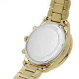 Michael Kors Layton Chronograph Gold Dial Gold Steel Strap Watch For Women - MK6977 Authentic Buy Shop Now