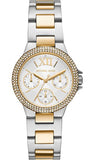 Michael Kors Camille Multifunction Silver Dial Two Tone Steel Strap Watch For Women - MK6982 Authentic Buy Shop Now
