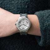 Michael Kors Camille Crystals Quartz Silver Dial Silver Steel Strap Watch for Women - MK6993 Authentic Buy Shop Now