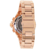 Michael Kors Camille Chronograph White Dial Rose Gold Steel Strap Watch For Women - MK6995 Authentic Buy Shop Now