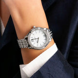 Michael Kors Mindy White Dial Silver Steel Strap Watch For Women - MK7075 Authentic Buy Shop Now