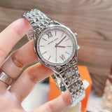 Michael Kors Mindy White Dial Silver Steel Strap Watch For Women - MK7075 Authentic Buy Shop Now