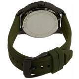 Michael Kors Cunningham Chronograph Black Dial Green Rubber Strap Watch For Men - MK7165 Authentic Buy Shop Now
