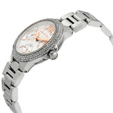Michael Kors Camille Chronograph White Dial Silver Steel Strap Watch For Women - MK7198 Authentic Buy Shop Now