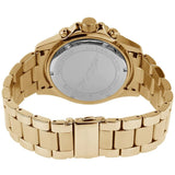 Michael Kors Everest Chronograph Gold Dial Gold Steel Strap Watch For Women - MK7210 Authentic Buy Shop Now