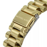 Michael Kors Lexington Chronograph Blue Dial Gold Steel Strap Watch For Women - MK7216 Authentic Buy Shop Now