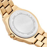 Michael Kors Lennox Three-Hand Silver Dial Gold Steel Strap Watch For Women - MK7278 Authentic Buy Shop Now