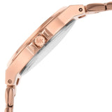 Michael Kors Lennox Three Hand Silver Dial Rose Gold Steel Strap Watch For Women - MK7279 Authentic Buy Shop Now