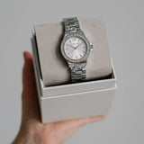 Michael Kors Lennox Three Hand Silver Dial Silver Steel Strap Watch For Women - MK7280 Authentic Buy Shop Now