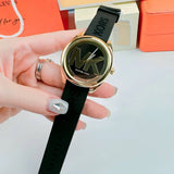 Michael Kors Janelle Quartz Black Dial Black Rubber Strap Watch For Women - MK7313 Authentic Buy Shop Now