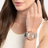 Michael Kors Janelle Three Hand Grey Dial Grey Rubber Strap Watch For Women - MK7314 Authentic Buy Shop Now