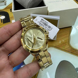 Michael Kors Bryn Quartz Gold Dial Gold Steel Strap Watch For Women - MK7317 Authentic Buy Shop Now