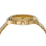 Michael Kors Lennox Three-Hand Gold Dial Gold Mesh Bracelet Watch For Women - MK7335 Authentic Buy Shop Now
