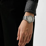 Michael Kors Lennox Three-Hand Silver Dial Silver Steel Strap Watch For Women - MK7337 Authentic Buy Shop Now