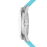 Michael Kors Janelle Quartz Blue Dial Blue Rubber Strap Watch For Women - MK7350 Authentic Buy Shop Now