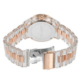 Michael Kors Runway Analog Crystals Rose Gold Dial Two Tone Steel Strap Watch for Women - MK7355 Authentic Buy Shop Now