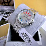 Michael Kors Pilot Quartz Silver Dial Silver Steel Strap Watch For Women - MK7368 Authentic Buy Shop Now