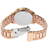 Michael Kors Berkley Chronograph Green Dial Rose Gold Steel Strap Watch For Women - MK7412 Authentic Buy Shop Now