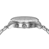 Michael Kors Berkley Chronograph Silver Dial Silver Steel Strap Watch For Women - MK7413 Authentic Buy Shop Now