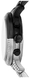 Michael Kors Runway Pavé Black Dial Two Tone Steel Strap Watch for Women - MK7433 Authentic Buy Shop Now