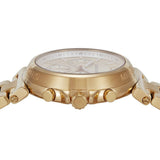 Michael Kors Maren Chronograph Gold Dial Gold Steel Strap Watch for Women - MK7493 Authentic Buy Shop Now