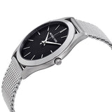 Michael Kors Slim Runway Analog Black Dial Silver Mesh Bracelet Watch For Men - MK8606 Authentic Buy Shop Now