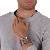Michael Kors Brecken Chronograph Grey Dial Silver Mesh Strap Watch For Men - MK8868 Authentic Buy Shop Now