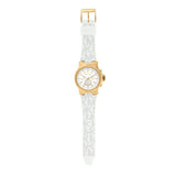 Michael Kors Dylan Chronograph White Dial White Rubber Strap Watch For Men - MK8937 Authentic Buy Shop Now