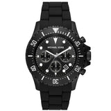 Michael Kors Everest Chronograph Black Dial Black Silicone Strap Watch For Men - MK8980 Authentic Buy Shop Now
