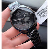 Michael Kors Langford Chronograph Black Dial Black Steel Strap Watch For Men - MK8993 Authentic Buy Shop Now