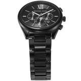 Michael Kors Langford Chronograph Black Dial Black Steel Strap Watch For Men - MK8993 Authentic Buy Shop Now