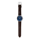 Michael Kors Sullivan Quartz Blue Dial Brown Leather Strap Watch For Men - MK8996 Authentic Buy Shop Now