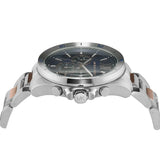 Michael Kors Brecken Chronograph Blue Dial Two Tone Steel Strap Watch For Men - MK9065 Authentic Buy Shop Now